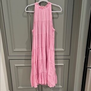 Entro Light Pink Tiered Kids Dress NWOT
